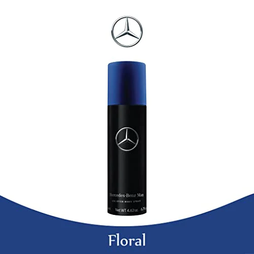Mercedes-Benz Man - Body Spray for Men - Woody Fruity Fragrance with Ambrette and Cedar - Long-Lasting Mens Body Spray - All Over Freshness - 6.7 oz - Image 3
