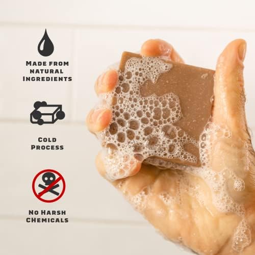 Dr. Squatch All Natural Bar Soap for Men with Zero Grit, 3 Pack, Bay Rum - Image 3