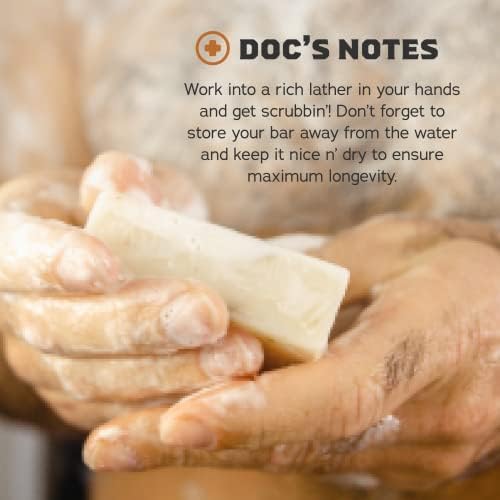 Dr. Squatch All Natural Bar Soap for Men with Zero Grit, 3 Pack, Bay Rum - Image 4