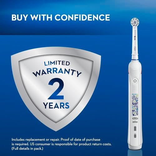 Oral-B Kids Electric Toothbrush with Coaching Pressure Sensor and Timer, Rechargeable Toothbrush with Brush Heads, Galaxy - Image 5