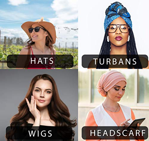 Madison Headwear Wig Grip Headbands For Women- Adjustable To Custom Fit Your Head - Velvet Comfort - Wig Bands No Slip Breathable Lightweight Material For All Day Wear! Keep Wig Comfortably Secured - Image 6