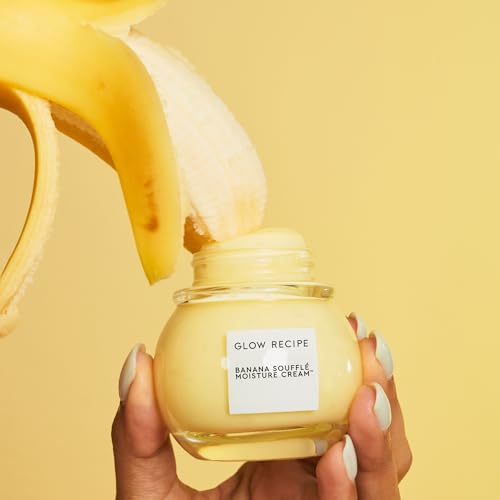 Glow Recipe Banana Souffle Moisturizer Face Cream - Lightweight Hydrating Moisturizer with Centella Asiatica & Turmeric to Soothe Redness & Improve Skin Barrier, Non-Comedogenic Korean Skin Care, 50ml - Image 7