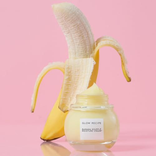 Glow Recipe Banana Souffle Moisturizer Face Cream - Lightweight Hydrating Moisturizer with Centella Asiatica & Turmeric to Soothe Redness & Improve Skin Barrier, Non-Comedogenic Korean Skin Care, 50ml - Image 8