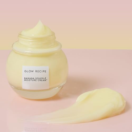 Glow Recipe Banana Souffle Moisturizer Face Cream - Lightweight Hydrating Moisturizer with Centella Asiatica & Turmeric to Soothe Redness & Improve Skin Barrier, Non-Comedogenic Korean Skin Care, 50ml - Image 9