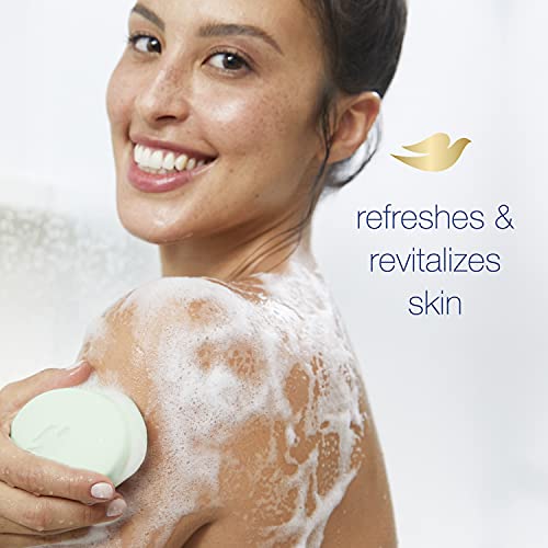 Dove Skin Care Beauty Bar For Softer Skin Cucumber And Green Tea More Moisturizing Than Bar Soap 3.75 oz 24 bars - Image 3
