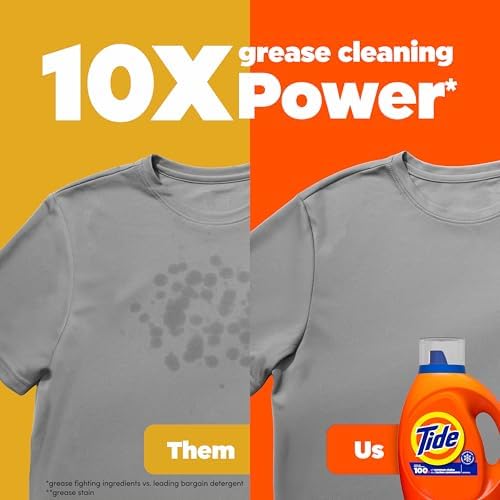 Tide Liquid Laundry Detergent, Original, 64 loads, 84 fl oz, HE Compatible - Image 2