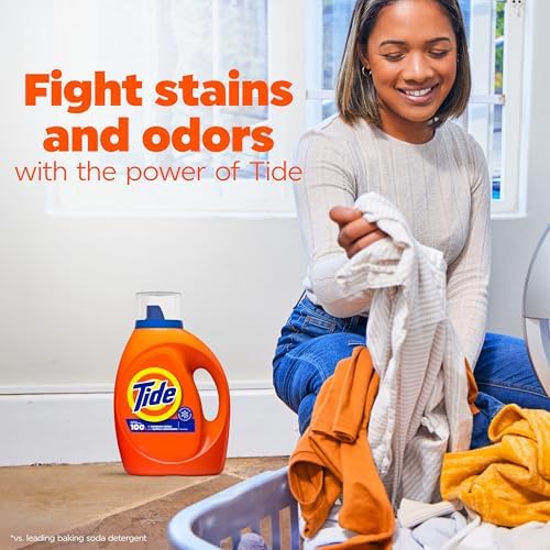 Tide Liquid Laundry Detergent, Original, 64 loads, 84 fl oz, HE Compatible - Image 5