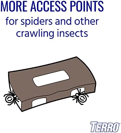 TERRO T3220 Refillable Spider & Insect Trap Attracts Pests with Hydro-tech Lure – Includes 2 Traps & 8 Glue Boards , Brown - Image 4