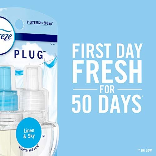Febreze Plug in Air Freshener and Odor Eliminator Variety Pack - Hawaiian Aloha & Mediterranean Lavender Scent 6 Count Mix Pack - Image 3