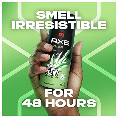 AXE Wild Bamboo Men's Body Spray Deodorant 48hr Odor Protection With Essential Oils Aluminum Free Deodorant Body Spray 4.0oz - Image 11