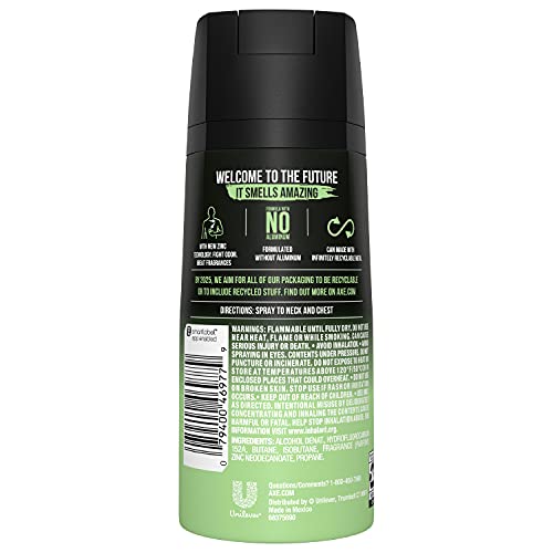 AXE Wild Bamboo Men's Body Spray Deodorant 48hr Odor Protection With Essential Oils Aluminum Free Deodorant Body Spray 4.0oz - Image 3