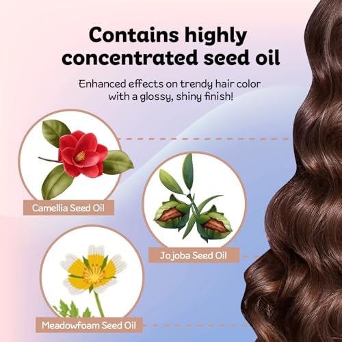 eZn Pudding Hair Dye Ammonia Free Semi-Permanent Self Hair Dye DIY Kit included contain Keratin Made in Korea Beauty (Ash Beige) - Image 4