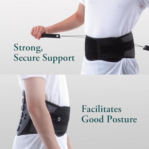 Lumbar Support Back Brace (Official) - Enhances Comfort, Breathable Design, Lower Back Belt, Posture and Spine Support (M size, 29-33 in) - Image 4