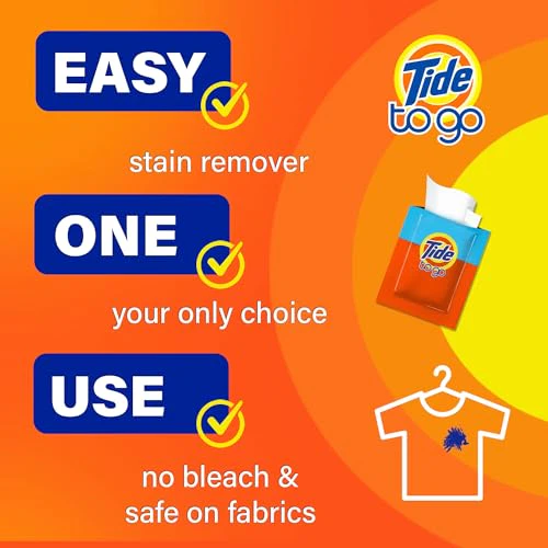 Tide To Go Stain Remover Wipes for Clothes, Instant Laundry Travel Stain & Spot Remover, 3 Pack, (30 Wipes Total) - Image 5