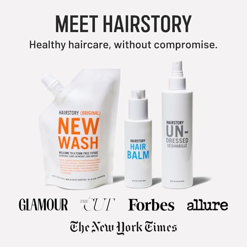 Hairstory Hair Balm, Moisturizing Air Dry Lotion, Leave In Conditioner Cream for All Hair Types, Adds Softness & Shine, Smooths Frizz, Defines Waves & Curls, 4oz - Image 6