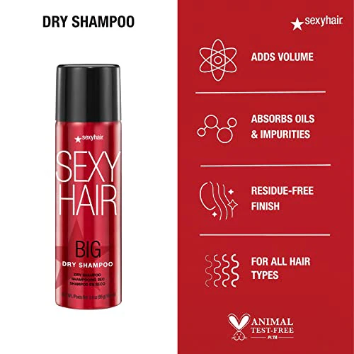 SexyHair Big Dry Shampoo | Remove Oils and Impurities | Provides Additional Volume | All Hair Types - Image 3