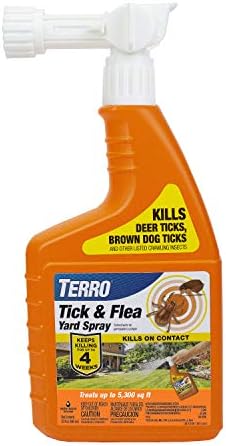 Terro T1240 Tick & Flea Killer Yard Spray -32oz