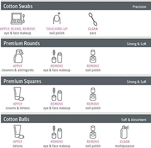 Premium Jumbo Cotton Cleansing Pads, 100% Pure Cotton, Large 3.5� x 4.5� Cotton Pads (200 Count) - Image 6
