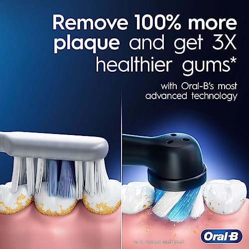 Oral-B iO Series 7 Electric Toothbrush with 2 Replacement Brush Heads, Black Onyx - Image 3