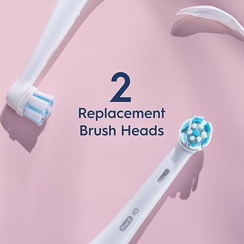 Oral-B iO Series Gentle Care Electric Toothbrush Replacement Brush Heads for an Oral-B Electric Toothbrush, 2 count, White - Image 2