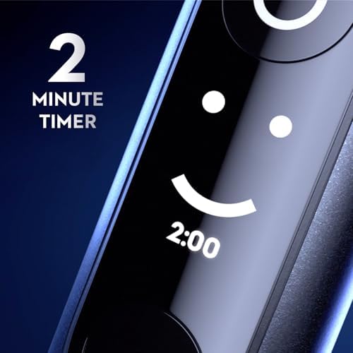 Oral-B iO Series 7G Electric Toothbrush with 1 Replacement Brush Head, Black Onyx - Image 4