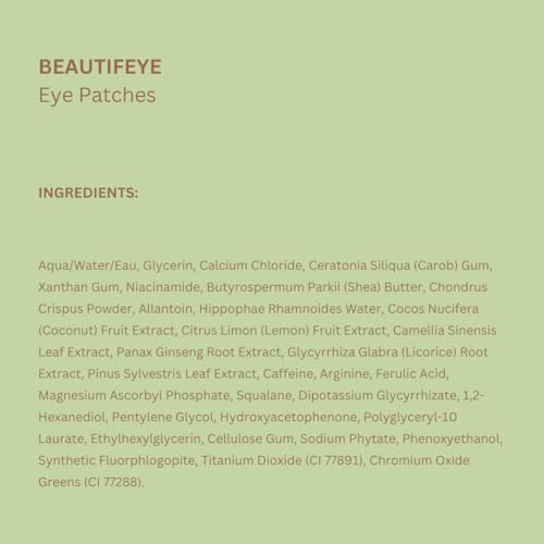 Pixi BeautifEYE Hydrogel Under-Eye Patches | Refreshing Eye Patches For Dark Circles | Brighten & Hydrate Under Eyes | 30 Pairs / 60 Patches - Image 6