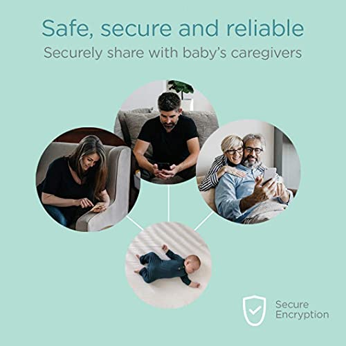 Lumi by Pampers Smart Baby Monitor: HD Video Baby Monitor (with camera and audio), Wifi, Night Vision, Temperature & Humidity Tracking - Compatible with the Lumi Smart Sleep System (Sold Separately) - Image 4