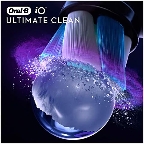 Oral-B iO Ultimate Clean Electric Toothbrush Head, Twisted & Angled Bristles for Deeper Plaque Removal, Pack of 4, Suitable for Mailbox, Black - Image 3
