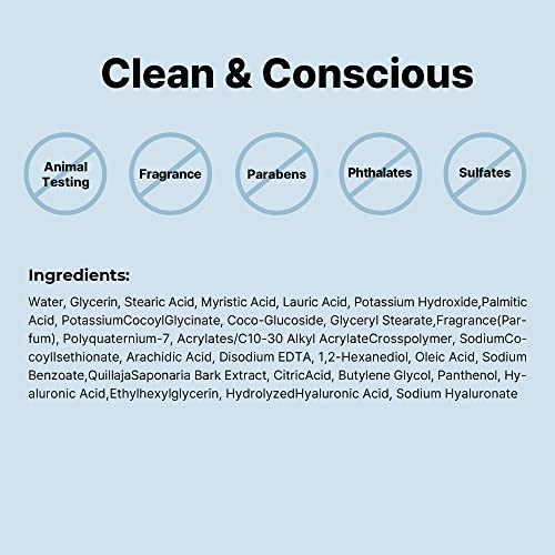 COSRX Hydrium Triple Hyaluronic Moisturizing Cleanser 5.07 fl.oz / 150ml | Daily Cleanser for Dry Skin with Hyaluronic Acid & Vitamin B | Animal Testing Free, Paraben Free, Korean Skin Care - Image 7