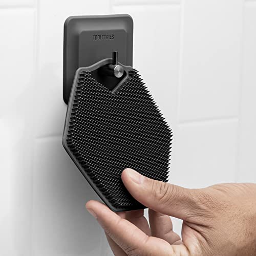 Tooletries - Body Scrubber & Hook - Premium Silicone Scrubber for Cleaning, Exfoliating and Invigorating Your Skin - Shower Accessories - Durable & Long Lasting Body Wash Scrubber for Men - Image 8