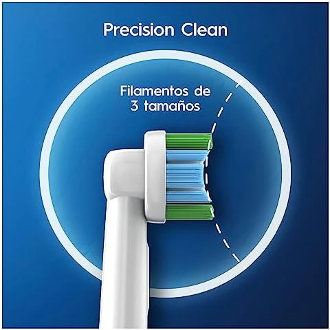 Oral-B Braun Precision Clean 4210201329343 Toothbrush Heads with Cleanmaximiser Bristles for Optimal Cleaning in Letterbox Packaging Pack of 8 - Image 5