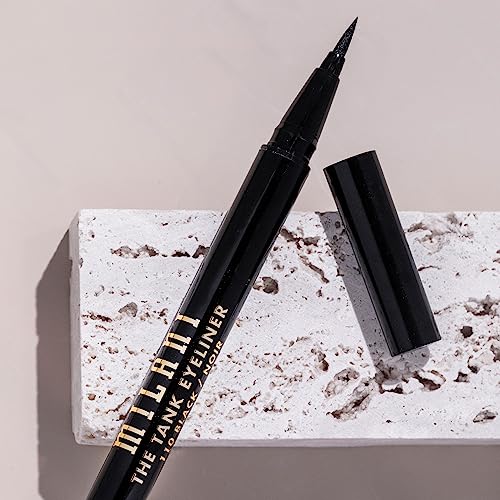 Milani The Tank Liquid Eyeliner - No-Skip, Waterproof, Long Lasting, Smudgeproof, Black, Cruelty-Free, 12 Hour Wear, Tips & Tricks - Image 9