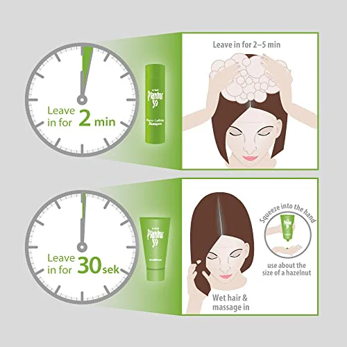 Plantur 39 Phyto Caffeine Women's 3 Step System for Fine, Thinning Natural Hair Growth - Shampoo, Conditioner, Tonic - Image 6