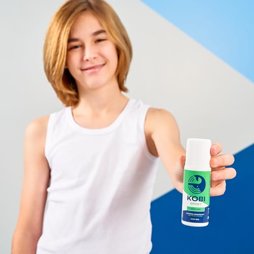 Kobi Deodorant for Teens, Kids, Boys - Natural, Aluminum-Free, Hypoallergenic, Sport Strength - Fresh Lime - Image 2
