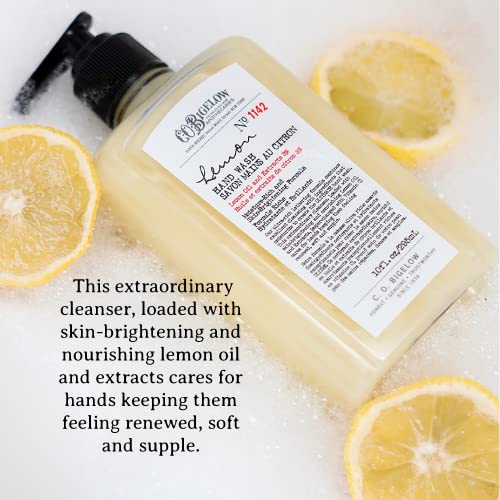 C.O. Bigelow Lemon Hand Wash - No. 1142, Moisturizing Liquid Hand Soaps with Lemon Extract & Vitamin C, Cruelty Free & Gentle for All Skin Types, 2 Pack, 10fl oz. each - Image 2