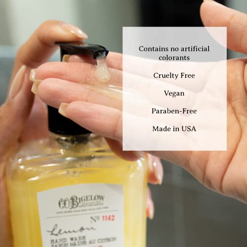 C.O. Bigelow Lemon Hand Wash - No. 1142, Moisturizing Liquid Hand Soaps with Lemon Extract & Vitamin C, Cruelty Free & Gentle for All Skin Types, 2 Pack, 10fl oz. each - Image 6