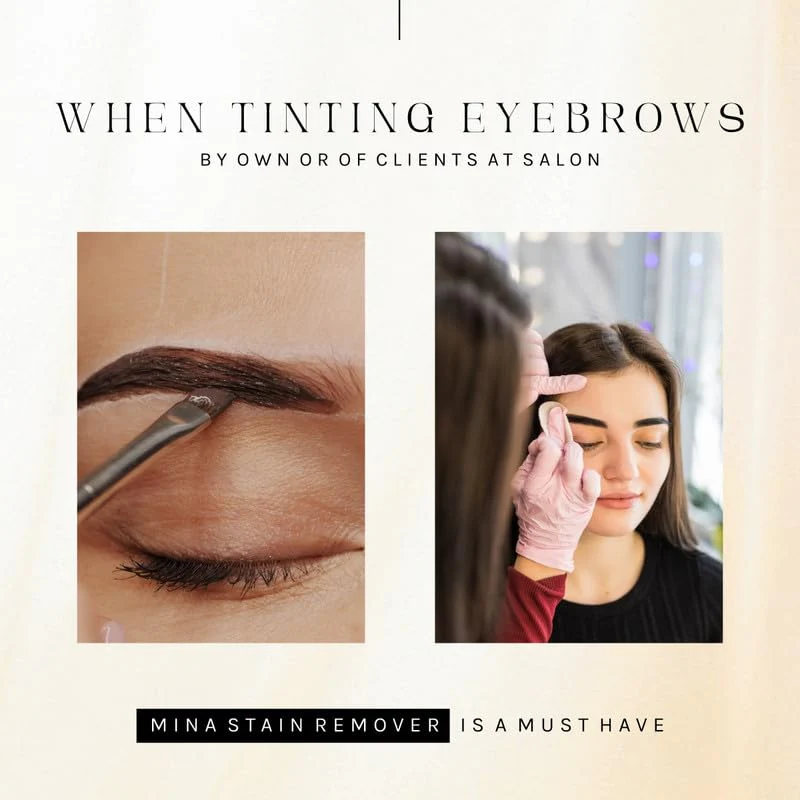 Mina Henna Tint Stain Remover, Softly removes hair color from the scalp, skin around from the eyebrows, hair, beard and mustache quickly and gently 200ml - Image 6