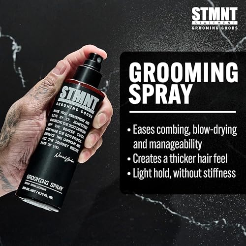 STMNT Grooming Goods Grooming Spray, 6.7 oz | Natural Finish | Thicker Hair Feel | Non-Sticky - Image 4