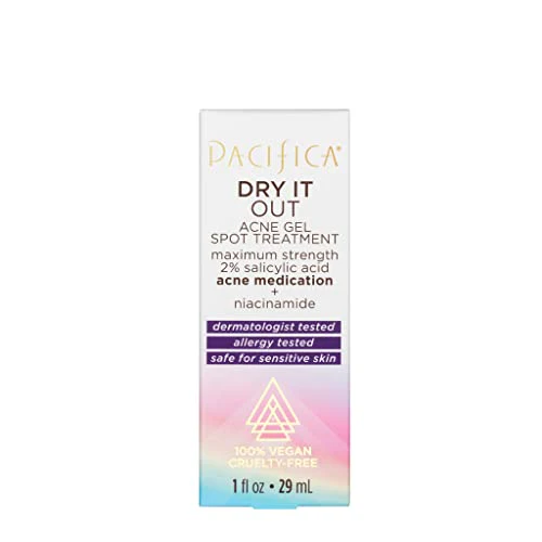 Pacifica Acne Spot Treatment Gel - Dry It Out Pimple Cream - Face Acne Cream -w/ 2% Salicylic Acid BHA & Niacinamide for Teens & Adults Vegan Clean Beauty Dermatologist Tested - Image 2