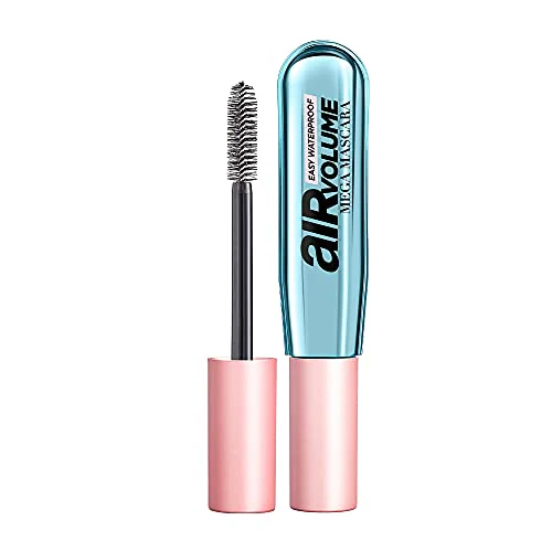 L’Oréal Paris Makeup Air Volume Mega Mascara, Lightweight & Long-lasting Volumizing Mascara for Voluminous Eyelashes, Waterproof Black, 0.3 Fl Oz - Image 2