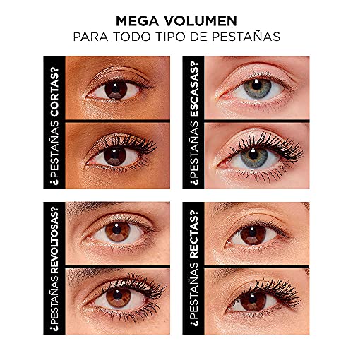 L’Oréal Paris Makeup Air Volume Mega Mascara, Lightweight & Long-lasting Volumizing Mascara for Voluminous Eyelashes, Waterproof Black, 0.3 Fl Oz - Image 5