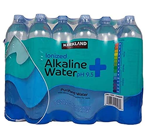 KIRKLAND SIGNATURE Alkaline Water, 33.8 Fl Oz (Pack of 18) - Image 2