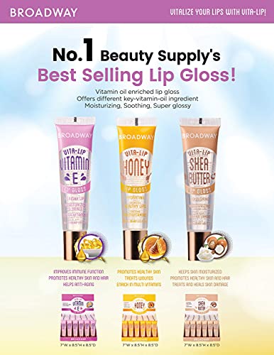 Ruby Kisses Broadway Vita-Lip Clear Lip Gloss Box Display Set (Shea Butter) - Image 7