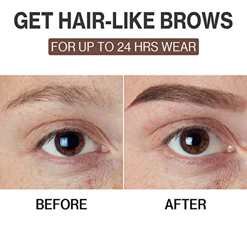 Eyebrow Pen - iMethod Upgrade Eyebrow TattooPen, Eyebrow Makeup, Long Lasting, Waterproof and Smudge-proof, Dark Grey - Image 4