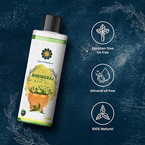 Hair Oil 6.76 fl oz., with Bhringraj, Amla Extract, Kalonji, Seasme, Avacado, Walnut, Thyme, Jajoba , Grape Seed & Coconut Oil 200 ml - Image 3