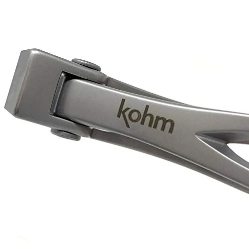 KOHM Nail Clippers for Thick Nails - Heavy Duty, Wide Mouth Professional Fingernail and Toenail Clippers for Men, Women & Seniors, Silver - Image 3