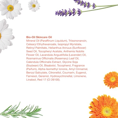 Bio-Oil Skincare Body Oil Serum for Scars and Stretch Marks, Face and Body Moisturizer with Vitamin E & A for Sensitive Dry Skin, Dermatologist Recommended, Travel Size, .85 oz, Pack of 3 - Image 8