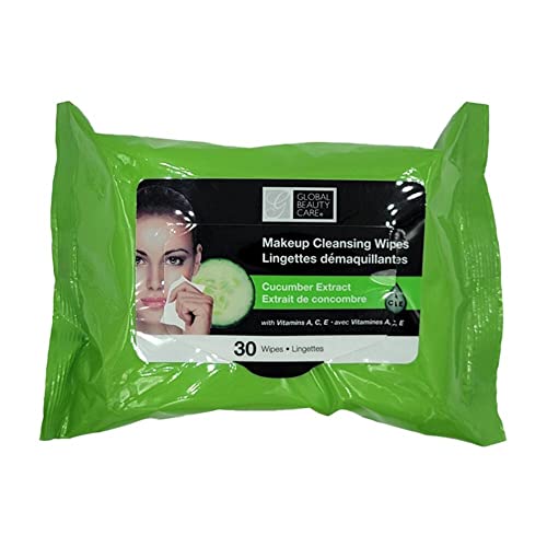 Global Beauty Care Cleansing Makeup Removal Wipes Bulk - Great for travel toiletries - 120 Count (4-Pack) (Cucumber) - Image 2