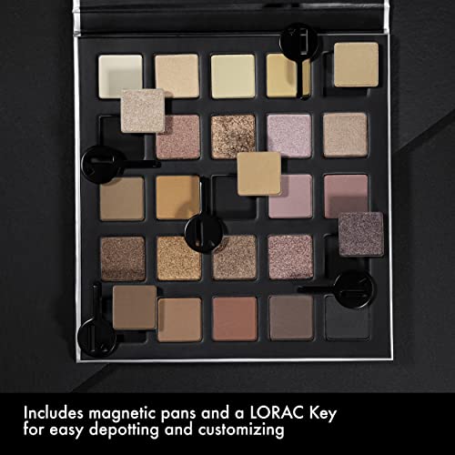 LORAC PRO Matte & Shimmer Eyeshadow Palette, Metallic High Pigmented, Mirror Compact - Image 8