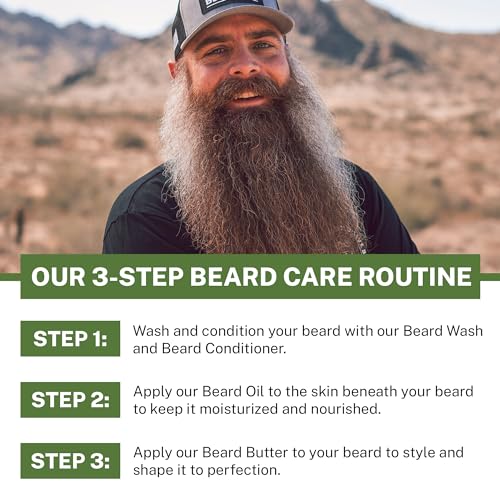 Live Bearded Beard Conditioner, 8 fl oz - Strengthens and Softens Facial Hair - Made in the USA - All-Natural Ingredients with Biotin, Caffeine | Executive Scent - Cedar, Vanilla - Image 6